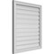Ekena Millwork Vertical Surface Mount PVC Gable Vent: Functional, w/ 2"W x 1-1/2"P Brickmould Frame, 28"W x 32"H GVPVE28X3202SF - alternate 3